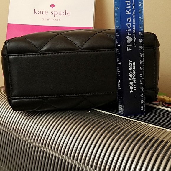 NWT - KATE SPADE BLACK EMERSON PLACE JENIA HANDBAG - Picture 8 of 8